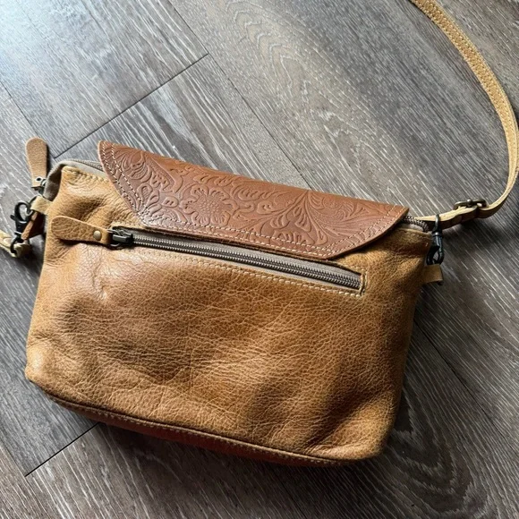 Myra Bag Hair-On Hide Leather Crossbody (Gently Used) - Picture 8 of 14